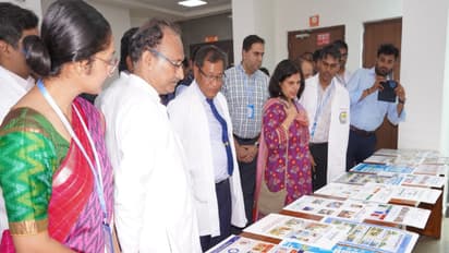 Union Health Secretary Punya Salila Srivastava at AIIMS Mangalagiri (Photo X/MoHFW_INDIA)