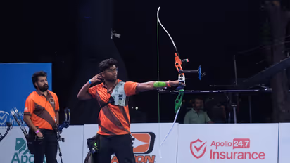 Dhiraj Bommadevara in action for Mighty Marathas. (Photo: APL)