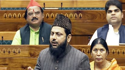 Samajwadi Party MP Mohibbullah Nadvi in Lok Sabha (Photo/ANI)