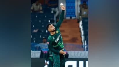 Pakistan bowler Mohammad Nawaz (Photo: ANI)