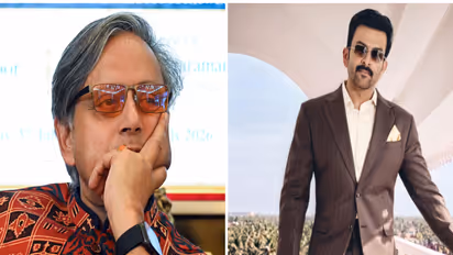 Shashi Tharoor (L) Prithviraj Sukumaran (R) (Photos//ANI/instagram/therealprithvi_)