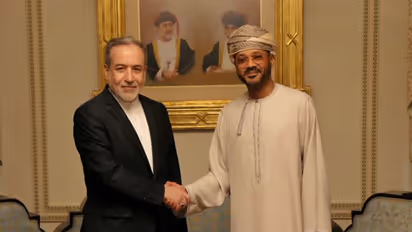 Foreign Minister of the Islamic Republic of Iran, Seyed Abbas Araqchi, who has travelled to Muscat for nuclear negotiations and the lifting of #sanctions, met earlier on Friday with Badr al-Busaidi (Photo/@@IRIMFA_EN)