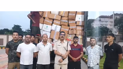 800 cartons of illicit liquor seized by officials (Photo/AssamExcisedepartment)