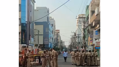 APCC President flags heavy police deployment in Vijayawada (Photo/@realyssharmila)