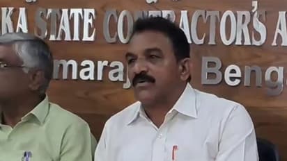 Manjunath, President, Karnataka State Contractors' Association (Photo/ANI)