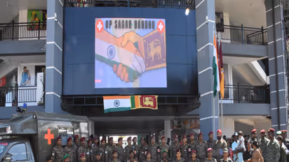 Field hospital by Indian Army as a part of Operation Sagar Bandhu in Sri Lanka(Photo/ X@adgpi)