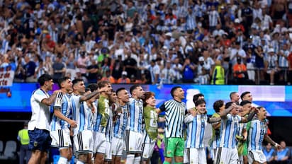 Argentina football team. (Photo: X/ @AFASeleccionEN)