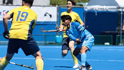 Ketan Kushwaha in action (Photo: Hockey India)