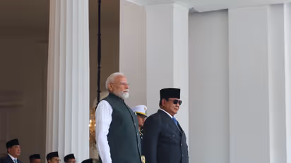 Prime Minister Narendra Modi and Indonesian President Prabowo Subianto (Photo: X@MEAIndia)