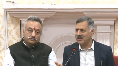 Himachal Pradesh Minister Rohit Thakur and Rajesh Dharmani (Photo/ANI)