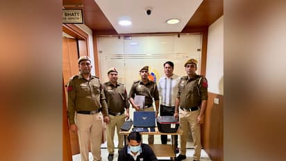 Delhi police apprehends job fraud accused Rohit Mishra (Photo/ANI)