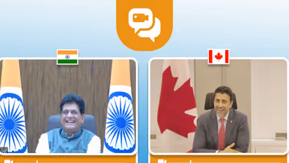 Piyush Goyal virtually interacts with Canada Minister Maninder Sidhu (Photo/X@PiyushGoyal)