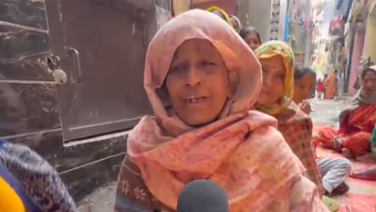 Mother of Hem Shankar, delivery executive killed in road accident (Photo/ANI)