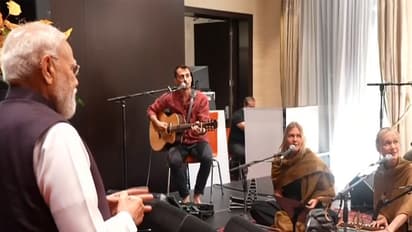 PM Modi witnesses cultural performances by Slovak musicians (Photo/ANI)