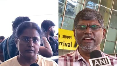 Pilgrims from Tamil Nadu who had travelled to Nepal for the Kailash Yatra (Photo/ANI)