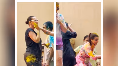 Actors Neha Dhupia and Soha Ali Khan (Image source: ANI)