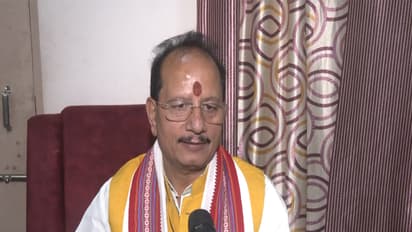 Bihar Deputy Chief Minister and BJP candidate from Lakhisarai Vijay Kumar Sinha (Photo/ANI)