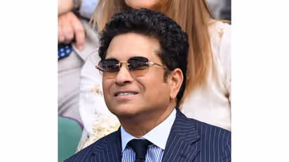 Legendary cricketer Sachin Tendulkar (Photo: X/ @Wimbledon)