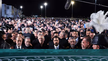 Funeral procession of the late Iranian Supreme Leader, Ayatollah Ali Khamenei, in Najaf, Iraq (Photo/x/@araghchi)
