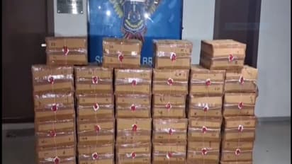 5,050 bottles of Codeine Phosphate-based cough syrup seized in Gujarat (Photo\ANI)