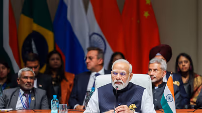 Prime Minister Narendra Modi at the 15th BRICS Summit, in Johannesburg (File Photo/ANI)