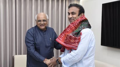 Odisha Governor pays a courtesy visit to Gujarat CM (Photo/Gujrat CMO)