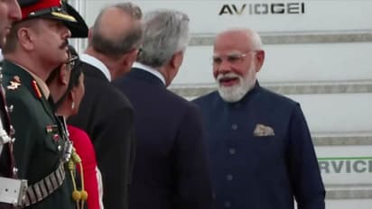 PM Modi arrives in Rome (Photo/ANI)