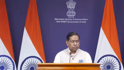 Ministry of External Affairs Spokesperson Randhir Jaiswal (Photo/Youtube@MEAIndia)
