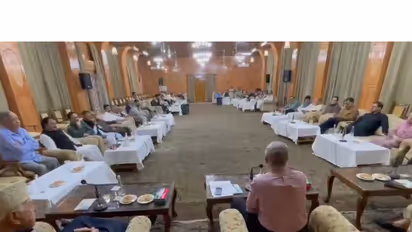Jammu and Kashmir National Conference (JKNC) Legislature party meetign ahead of Assembly Session (Photo/JKNC)
