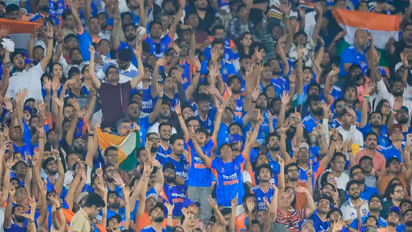 Fans cheering for Team India. (Photo: BCCI official website)