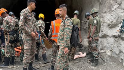 Indian tunnel rescue team conducts operations at Chilime and Langtang hydropower sites in coordination with Nepali Army. (Photo: X/@navsri6619)