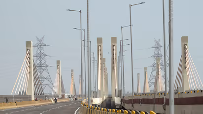 Barapullah Phase-3 elevated corridor ahead of the inauguration(Photo/ANI)