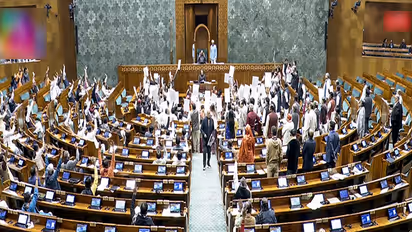 Visual of Lok Sabha (Photo/ANI)