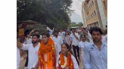 Election campaign intensified ahead of DUSU election (Photo/ANI)