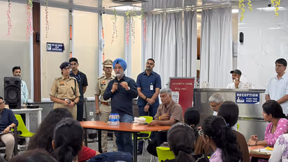 Delhi Lieutenant Governor Taranjit Singh Sandhu at AIIMS Delhi (Photo/X/@LtGovDelhi)