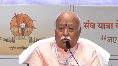 Rashtriya Swayamsevak Sangh chief Mohan Bhagwat (Photo/ANI)