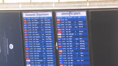 Visuals from Mumbai Airport (photo/ANI)