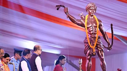 President Droupadi Murmu graced the Janjatiya Gaurav Diwas celebration (Photo/@rashtrapatibhvn on X)