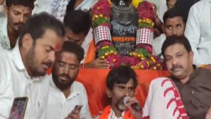 Maratha reservation activist Manoj Jarange Patil (Photo/ANI)
