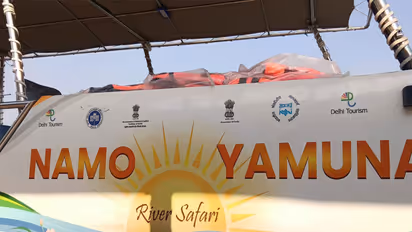 ‘Namo Yamuna – River Safari is set to begin trial (Photo/ANI)