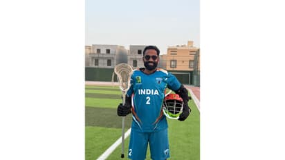 India men's Lacrosse captain Anudeep Reddy. (Photo/LAI)