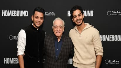 Martin Scorsese with 'Homebound' cast (Photo/Instagram@karanjohar)