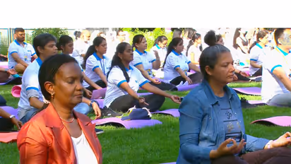 Visuals from UN Headquarters (Photo/UN TV)