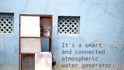 This device makes potable water from thin air