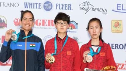 உலகக் கோப்பை துப்பாக்கி சுடுதல்: இந்தியாவுக்காக முதல் வெள்ளியை வென்ற அஞ்சும் முட்கில்; முதலிடத்தில் இந்தியா...