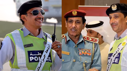 Watch: UAE cop's unique way of promoting seatbelts