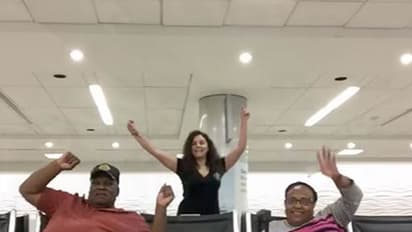 'വിമാനം ജസ്റ്റ് മിസ്' ബോറടി മാറ്റാന് എയര്പോര്ട്ടില് യുവതിയുടെ കിടിലന് ഡാന്സ്, വീഡിയോ