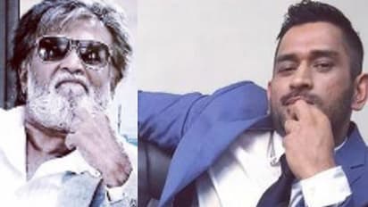 MS Dhoni mimics Rajinikanth; puts on a Kabali pose