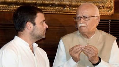 அத்வானியுடன் ராகுல் காந்தி திடீர் சந்திப்பு!!