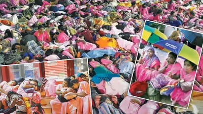 25,000 Asha workers sleep under the sky in rain, reject government offer of Rs 5000